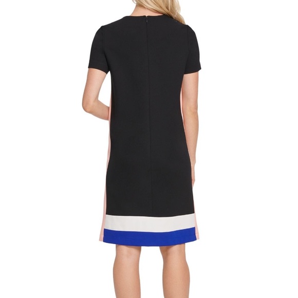DKNY Colourblock Shift Dress - Picture 2 of 6